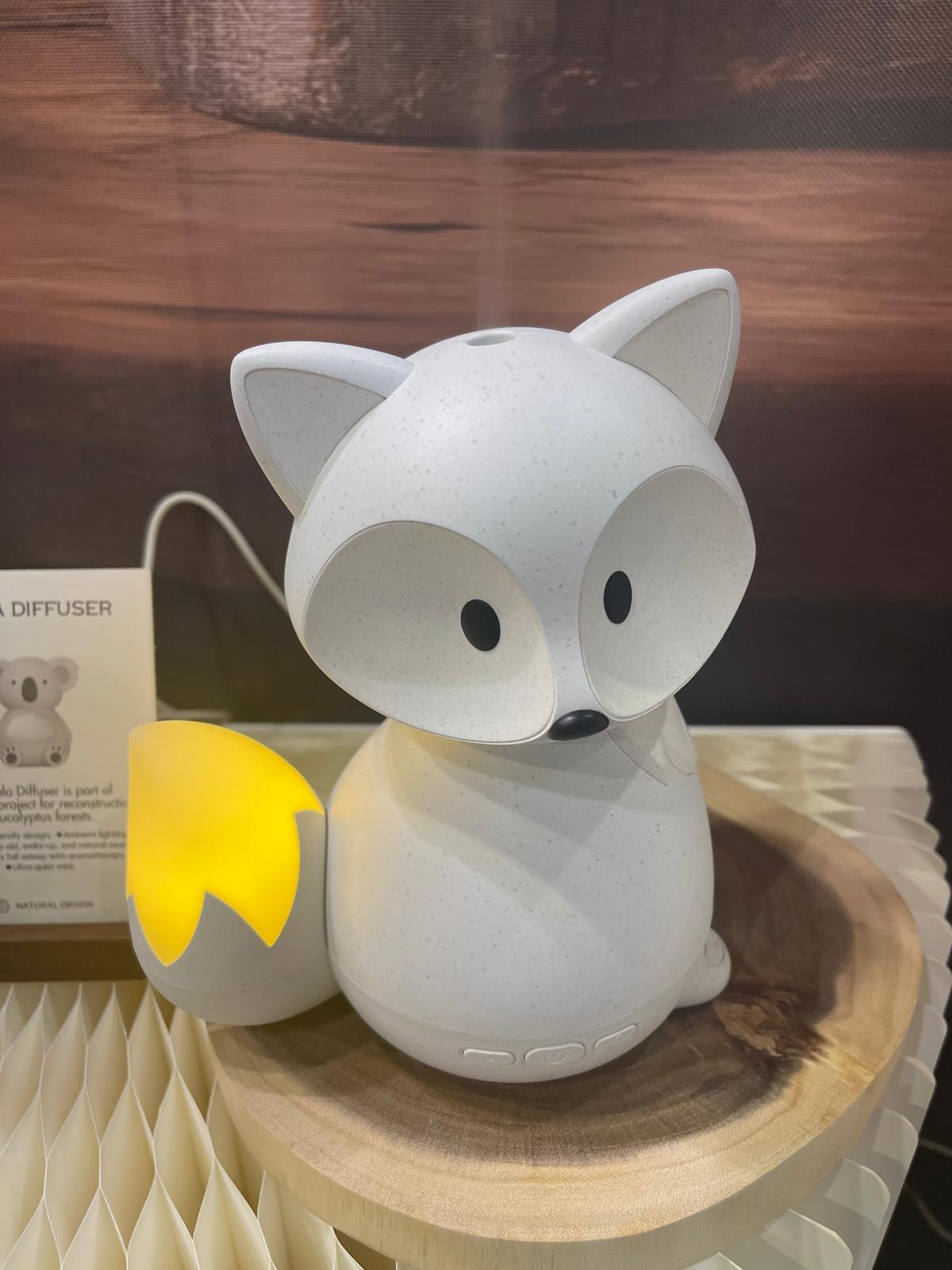 Kids Silver Fox Lamp & Diffuser