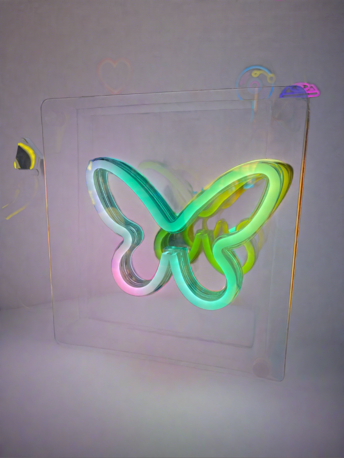 Floating LED Home Decor Butterfly Light