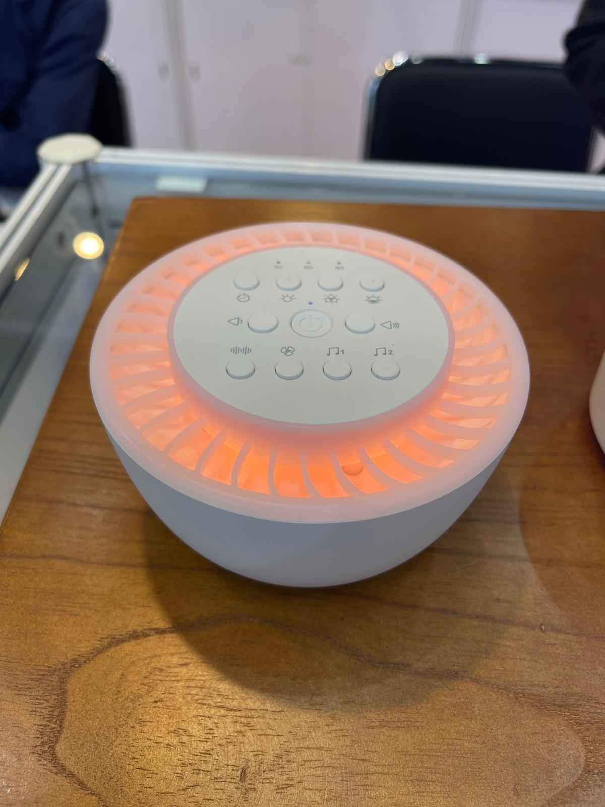 Ambient Soothing Lamp with White Noise Speaker