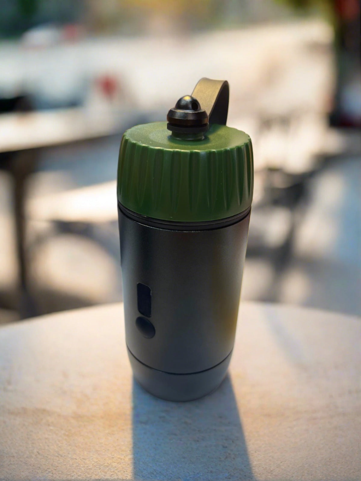 Aluminum Waterproof Power Bank with LED Flashlight