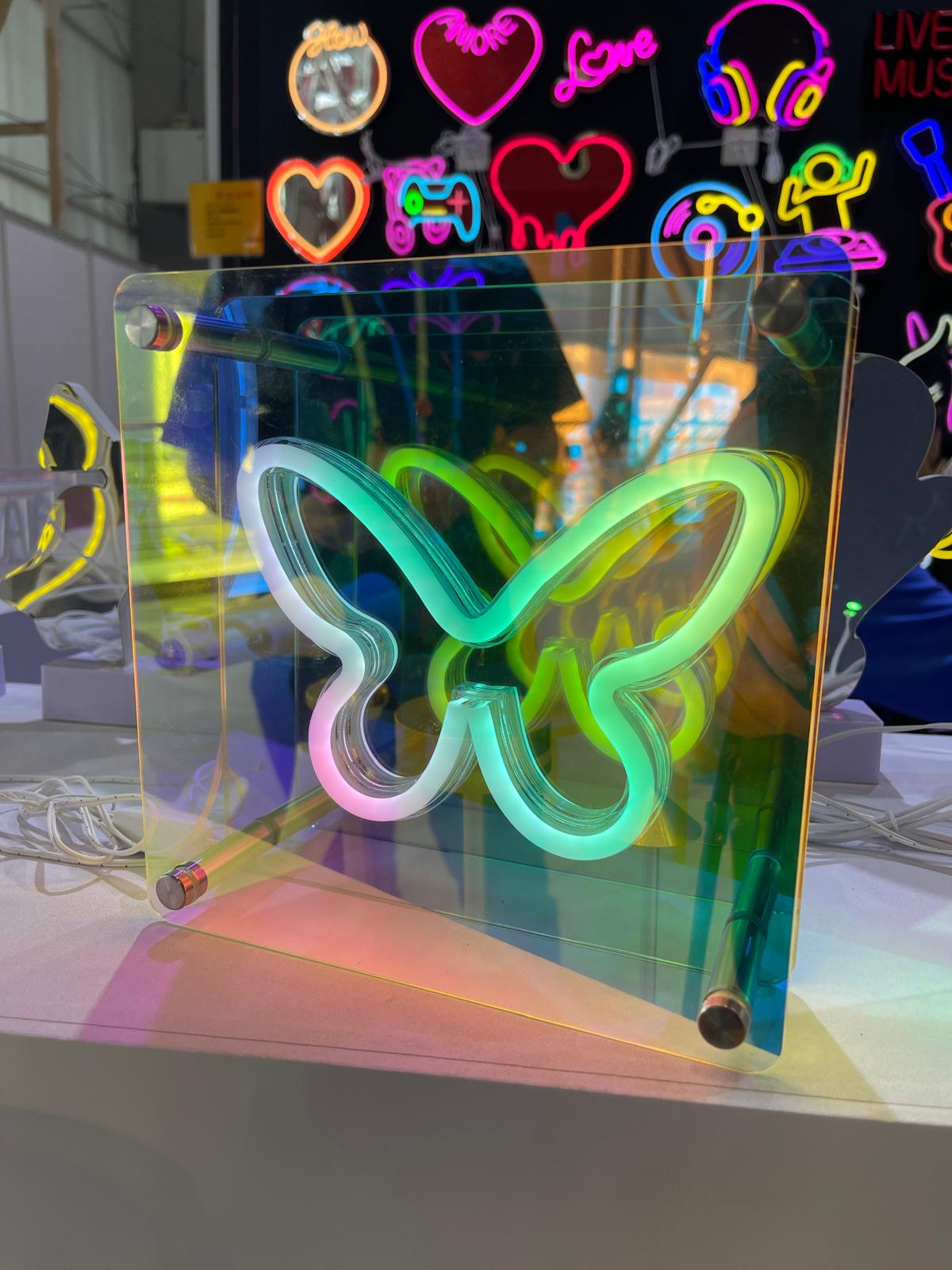 Floating LED Home Decor Butterfly Light