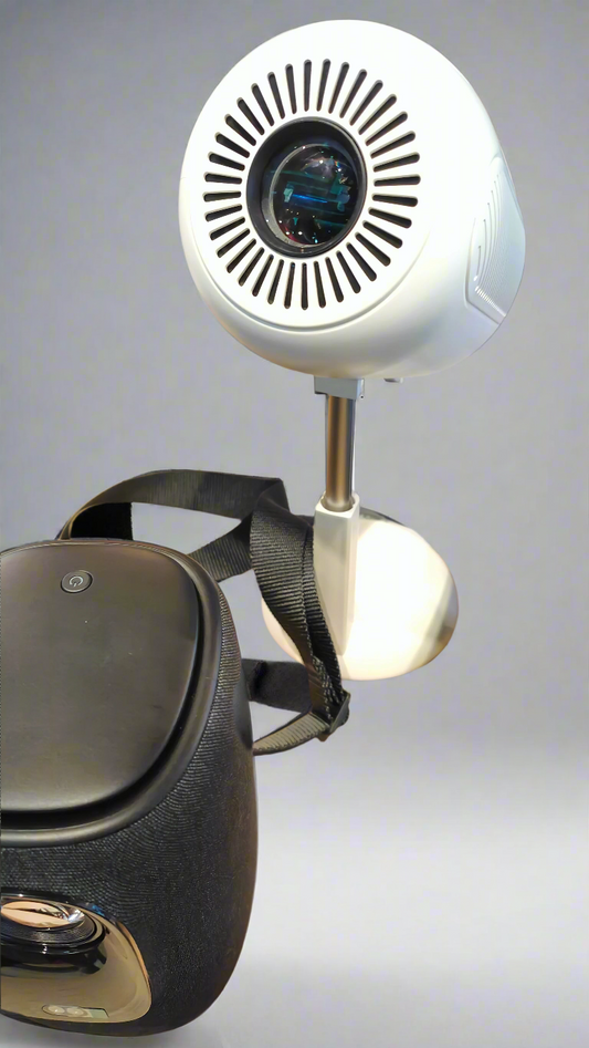 Projector and speakers